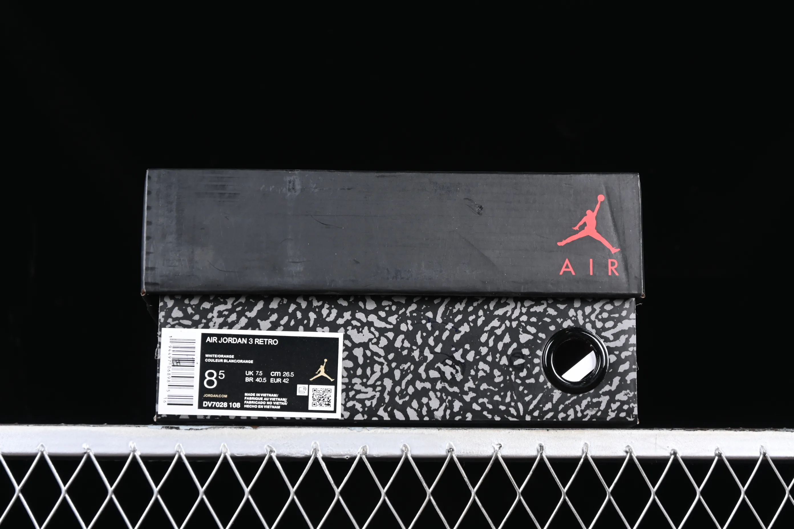All categories Air Jordan Jordan series basketball shoes Air Jordan 3 Air Jordan 3 Retro AJ3 Joe 3 red burst pattern DV7028-108